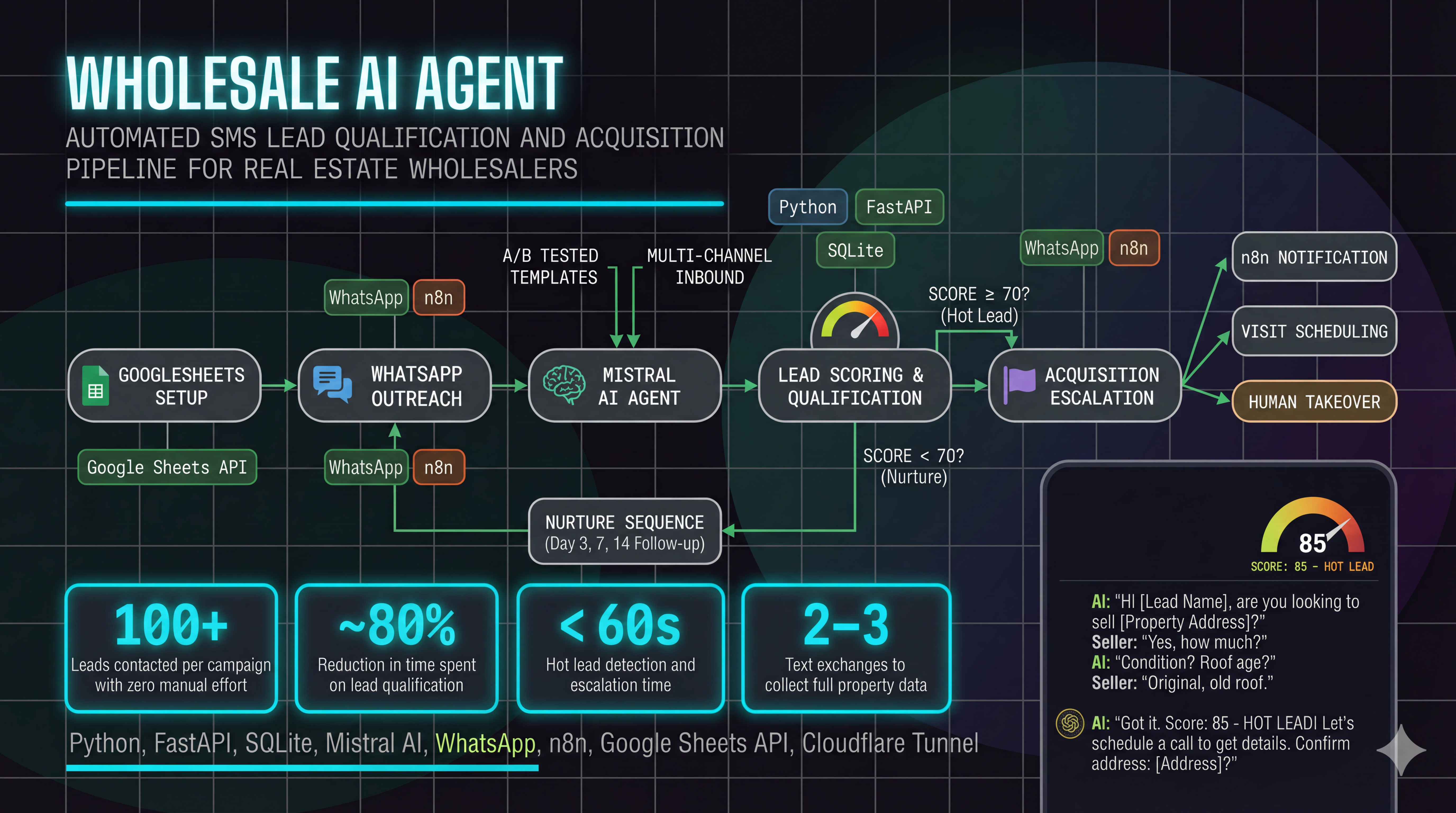 Screenshot of Wholesale AI Agent project
